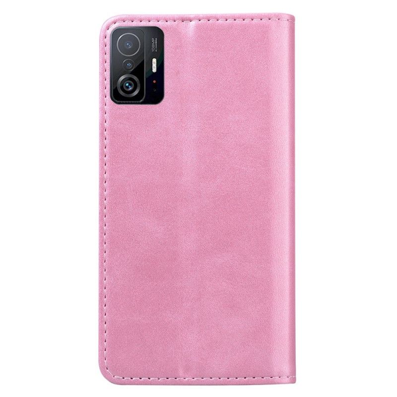 Folio-hoesje Xiaomi Mi 11t / 11t Pro Zakelijk Leereffect Met Twee Textuur