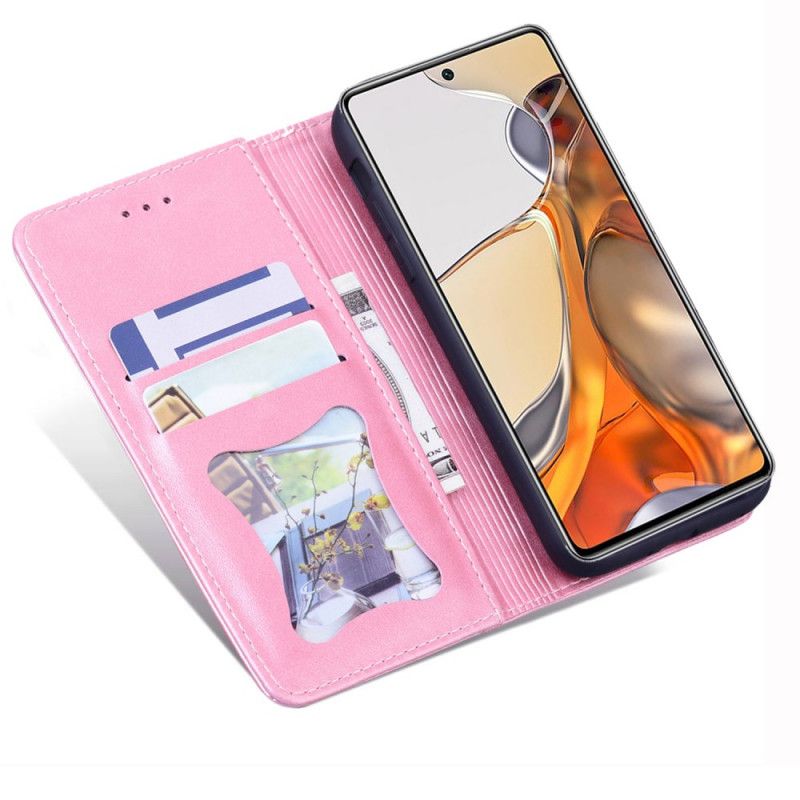 Folio-hoesje Xiaomi Mi 11t / 11t Pro Zakelijk Leereffect Met Twee Textuur