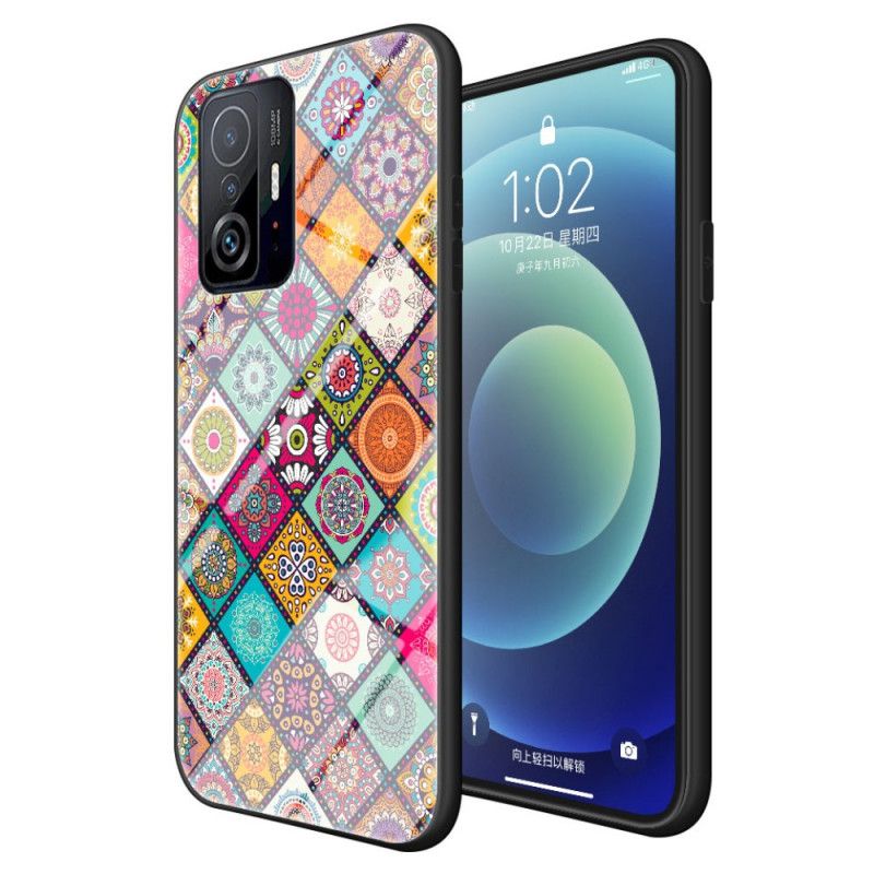 Hoesje Voor Xiaomi Mi 11t / 11t Pro Magnetische Patchwork Houder