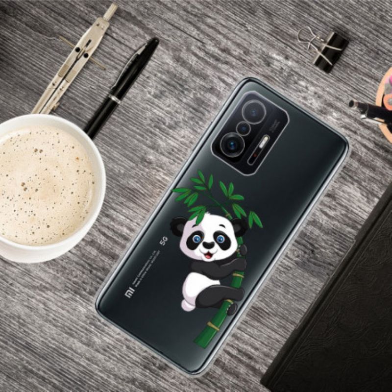 Hoesje Xiaomi Mi 11t / 11t Pro Naadloze Panda Op Bamboe