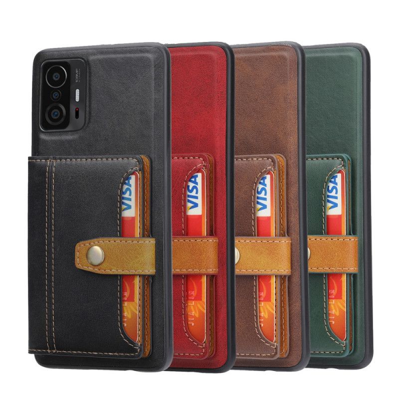 Hoesje Xiaomi Mi 11t / 11t Pro Ondersteuningsriem Voor Kaarthouder