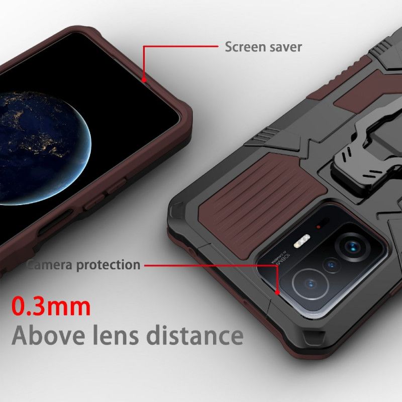 Hoesje Xiaomi Mi 11t / 11t Pro Robot Met Riemclip