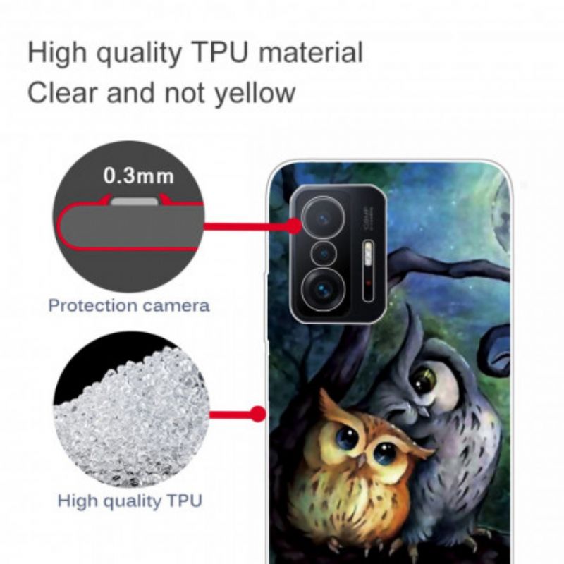 Hoesje Xiaomi Mi 11t / 11t Pro Uilen Schilderen