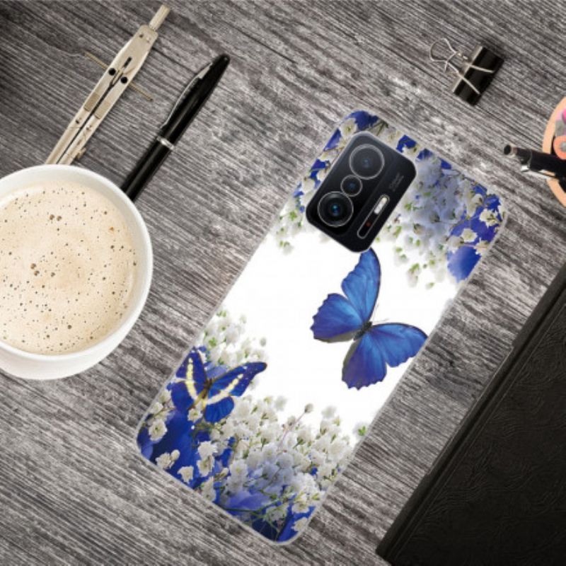 Hoesje Xiaomi Mi 11t / 11t Pro Vlinders Bescherming Hoesje