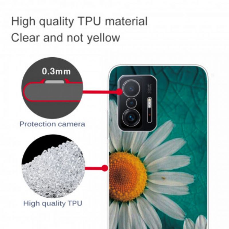 Hoesje Xiaomi Mi 11t / 11t Pro Zomer Madeliefjes