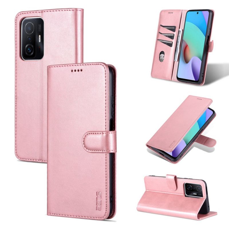 Leren Hoesje Voor Xiaomi Mi 11t / 11t Pro Azns Kunstleer
