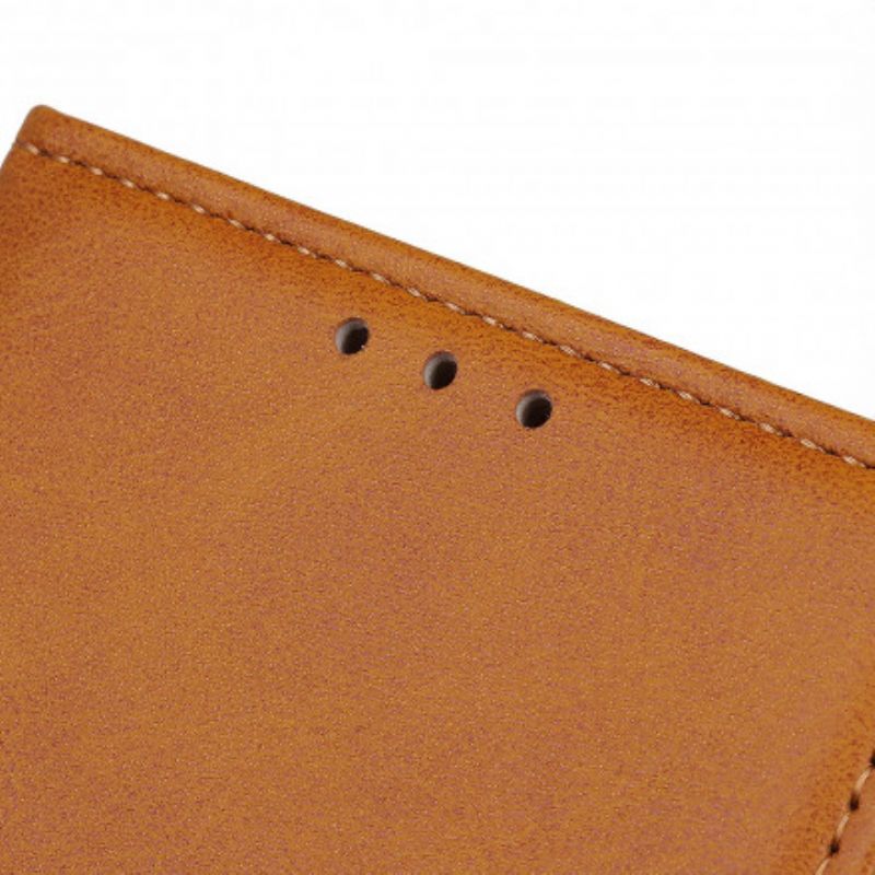Leren Hoesje Voor Xiaomi Mi 11t / 11t Pro Retro Mat Leereffect