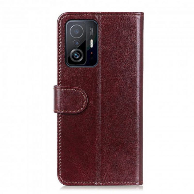 Leren Hoesje Xiaomi Mi 11t / 11t Pro Kunstleer Finesse Bescherming Hoesje