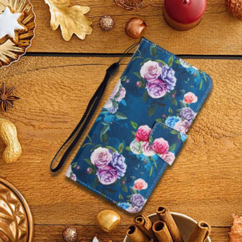 Leren Hoesje Xiaomi Mi 11t / 11t Pro Liberty Royal Flowers Bescherming Hoesje