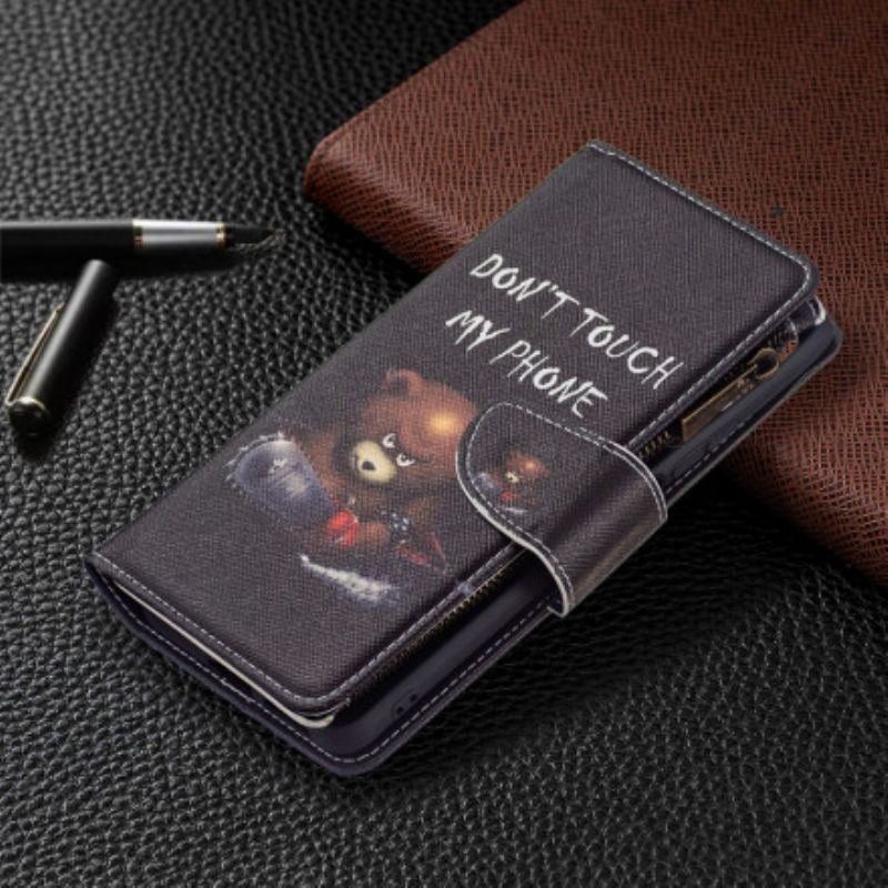 Leren Hoesje Xiaomi Mi 11t / 11t Pro Zakbeer Met Rits Bescherming Hoesje