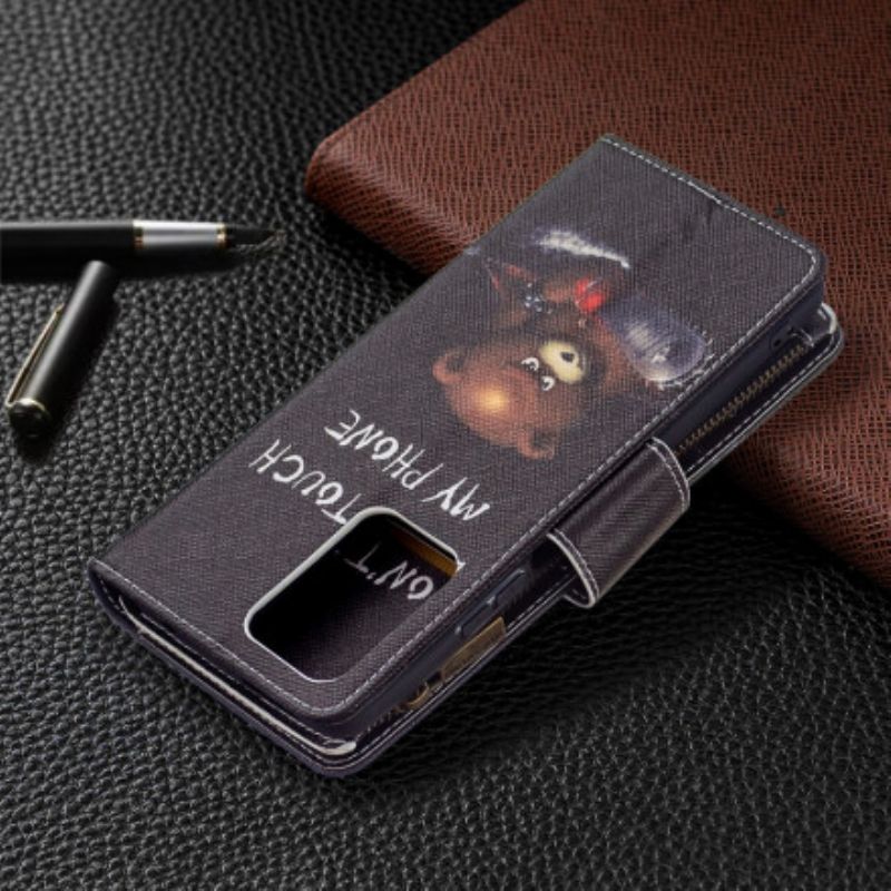 Leren Hoesje Xiaomi Mi 11t / 11t Pro Zakbeer Met Rits Bescherming Hoesje
