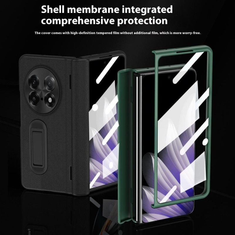 Case Hoesje Oppo Find N5 Telefoonhoesje Geïntegreerde Standaard En Schermbeschermer