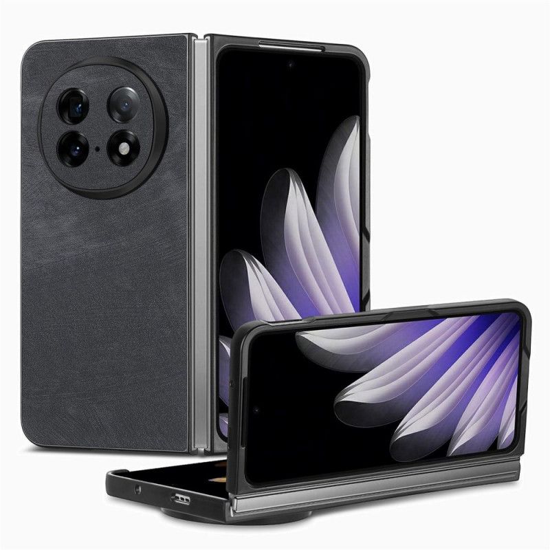 Case Hoesje Oppo Find N5 Telefoonhoesje Retro Leer