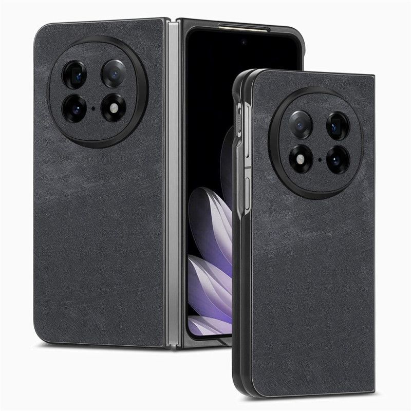 Case Hoesje Oppo Find N5 Telefoonhoesje Retro Leer