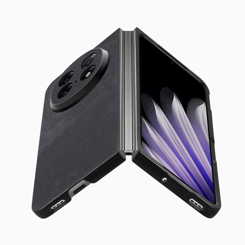 Case Hoesje Oppo Find N5 Telefoonhoesje Retro Leer