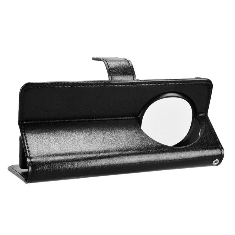 Flip Case Leren Oppo Find N5 Opvallend Imitatieleer