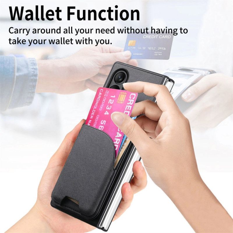 Hoesje Oppo Find N5 Magnetisch Met Standaard En Afneembaar Etui Bescherming Hoesje