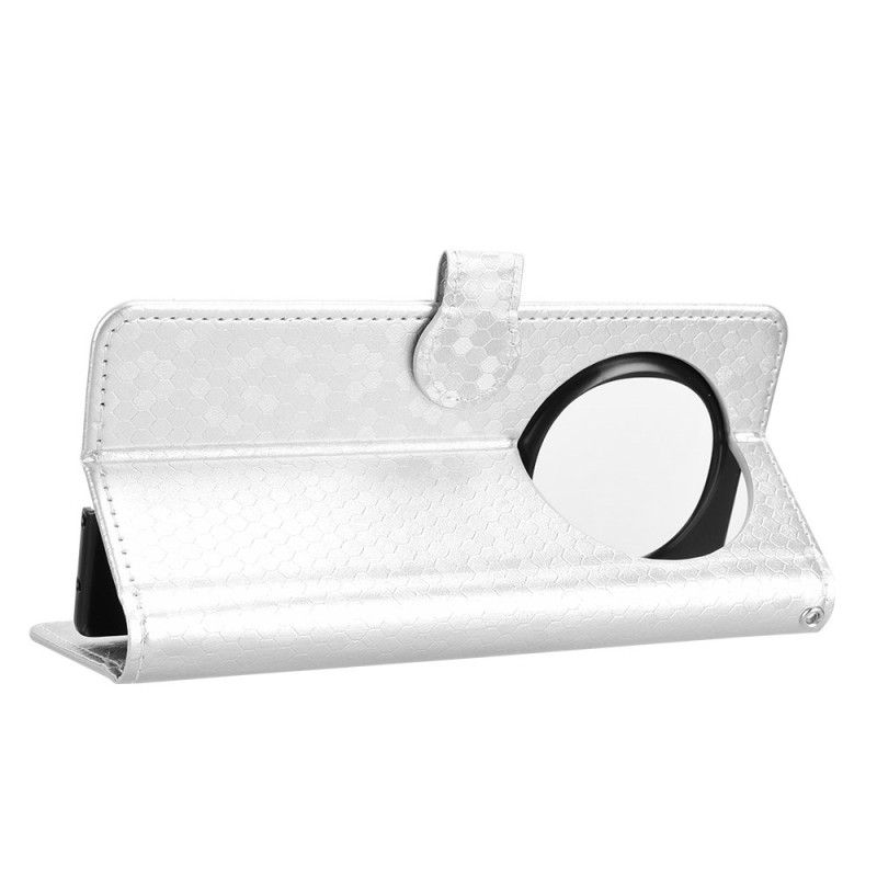 Leren Hoesje Oppo Find N5 Glitterstippen Bescherming Hoesje