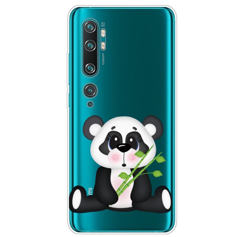 Case Hoesje Xiaomi Mi Note 10 / 10 Pro Telefoonhoesje Transparante Droevige Panda