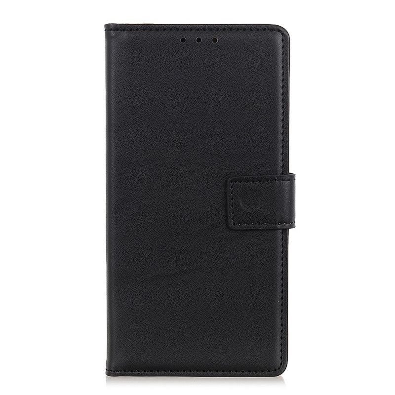 Flip Case Leren Xiaomi Mi Note 10 / 10 Pro Donkerblauw Zwart Eenvoudig Kunstleer