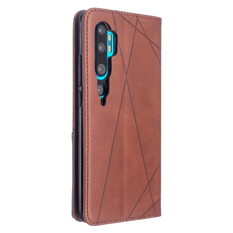 Folio-hoesje Xiaomi Mi Note 10 / 10 Pro Grijs Zwart Telefoonhoesje Kunstenaarsstijl