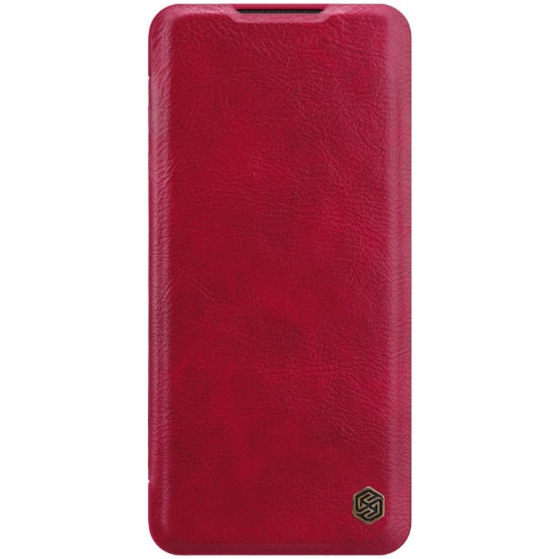 Folio-hoesje Xiaomi Mi Note 10 / 10 Pro Rood Nillkin Qin-Reeks