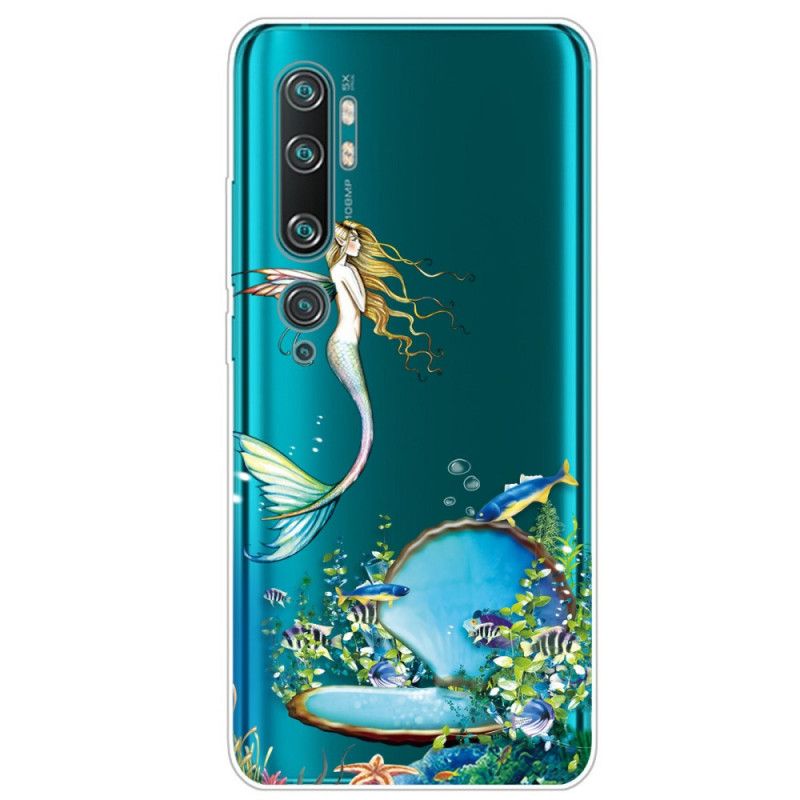 Hoesje voor Xiaomi Mi Note 10 / 10 Pro Blauwe Sirene