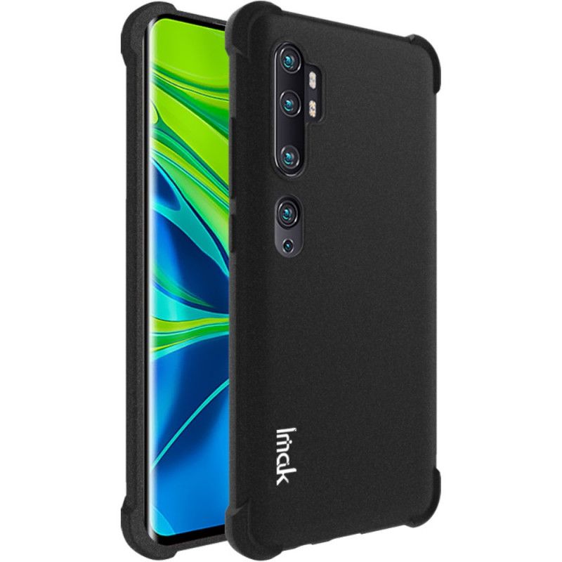 Hoesje voor Xiaomi Mi Note 10 / 10 Pro Grijs Zwart Imak Zijdeachtig