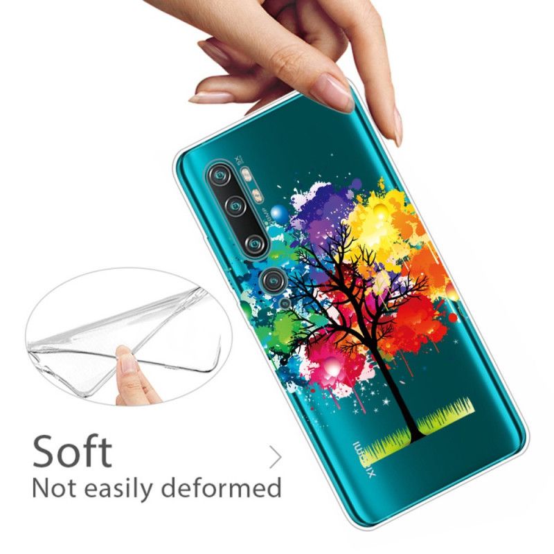 Hoesje voor Xiaomi Mi Note 10 / 10 Pro Transparante Aquarelboom