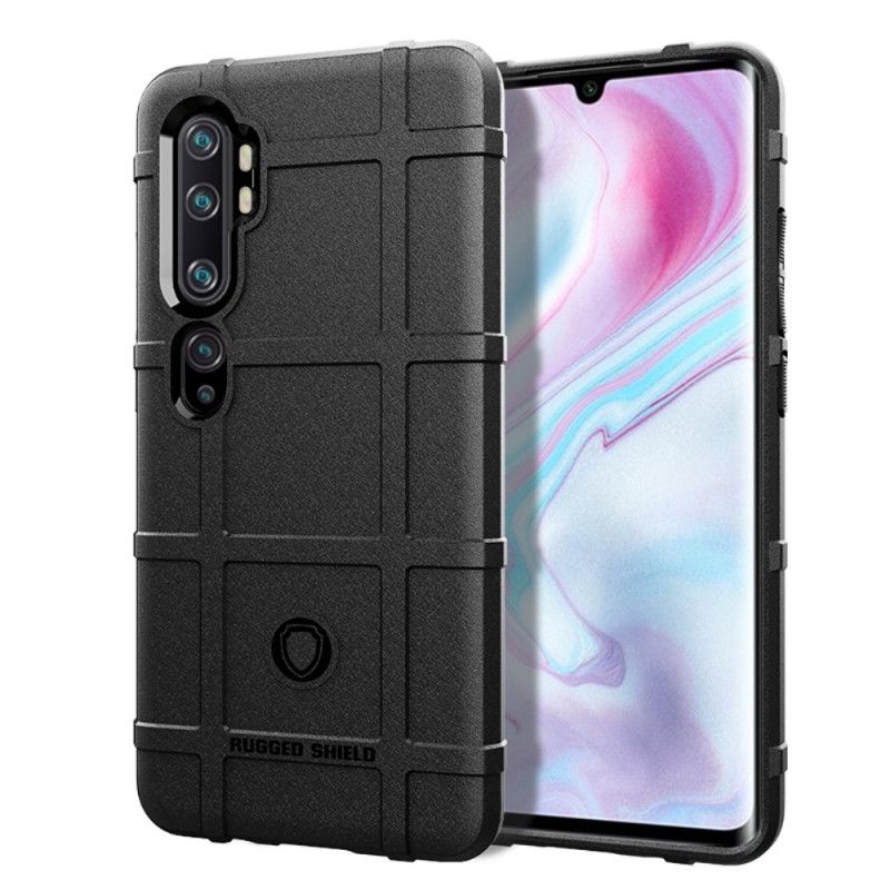 Hoesje Xiaomi Mi Note 10 / 10 Pro Grijs Zwart Robuust Schild