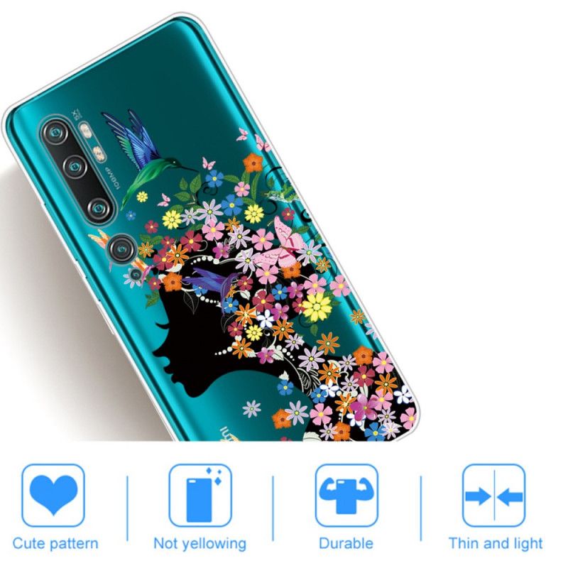 Hoesje Xiaomi Mi Note 10 / 10 Pro Telefoonhoesje Mooi Bloemhoofdje