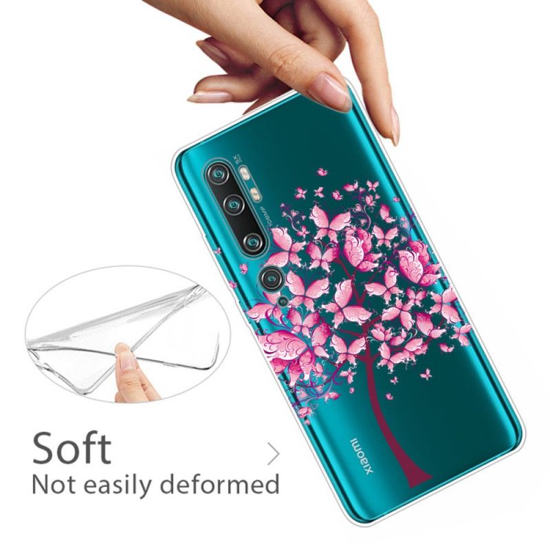 Hoesje Xiaomi Mi Note 10 / 10 Pro Telefoonhoesje Roze Boomtop