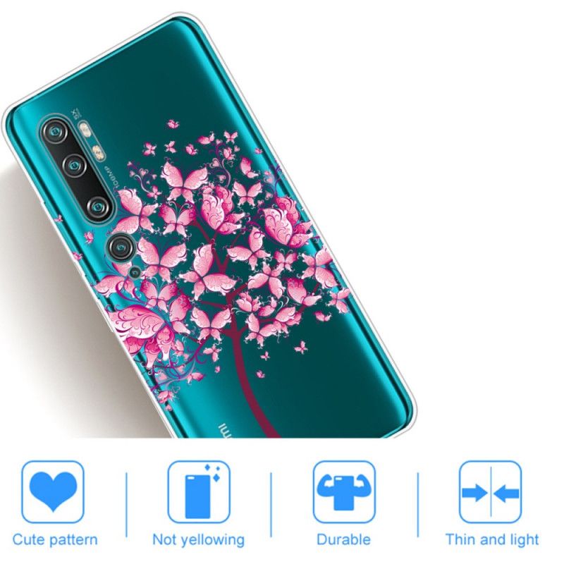 Hoesje Xiaomi Mi Note 10 / 10 Pro Telefoonhoesje Roze Boomtop