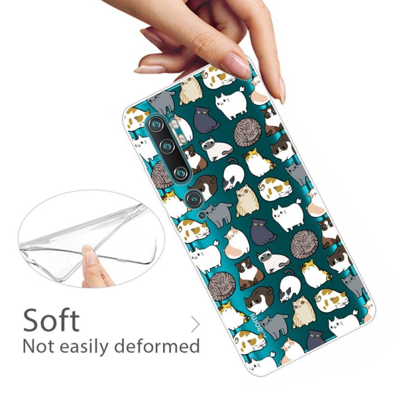 Hoesje Xiaomi Mi Note 10 / 10 Pro Telefoonhoesje Topkatten
