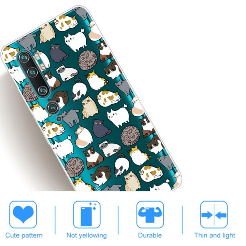 Hoesje Xiaomi Mi Note 10 / 10 Pro Telefoonhoesje Topkatten