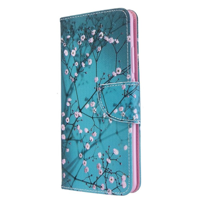 Leren Hoesje voor Xiaomi Mi Note 10 / 10 Pro Bloeiende Boom