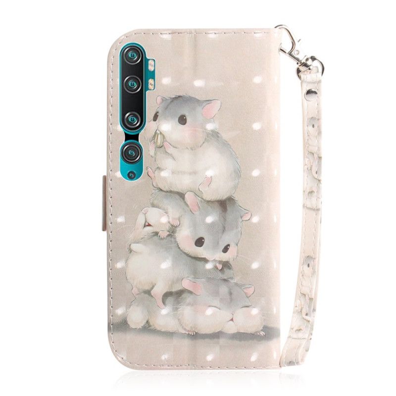 Leren Hoesje Xiaomi Mi Note 10 / 10 Pro Stringhamsters