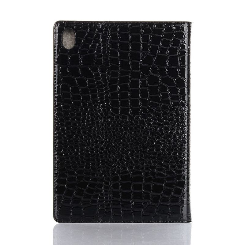 Cover voor Huawei MediaPad M6 10.8'' Rood Zwart Krokodillentextuur