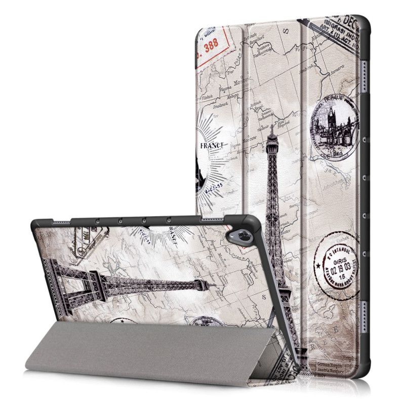 Smart Case Huawei MediaPad M6 10.8'' Versterkte Retro Eiffeltoren