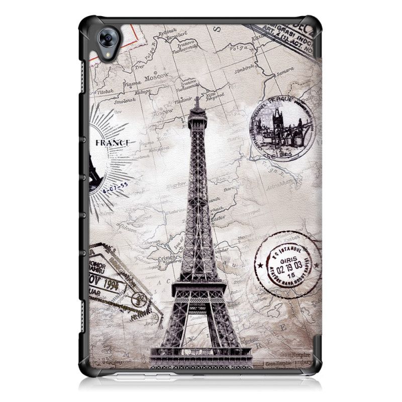 Smart Case Huawei MediaPad M6 10.8'' Versterkte Retro Eiffeltoren