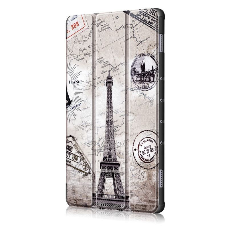 Smart Case Huawei MediaPad M6 10.8'' Versterkte Retro Eiffeltoren