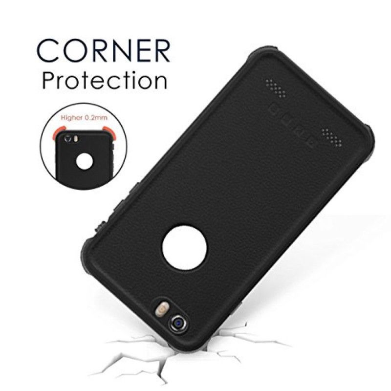 Cover Hoesje iPhone 6 / 6S Plus Wit Zwart Telefoonhoesje Waterdichte Rode Peper