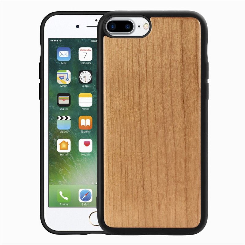 Hoesje iPhone 6 / 6S Plus Beige Natuurlijk Hout