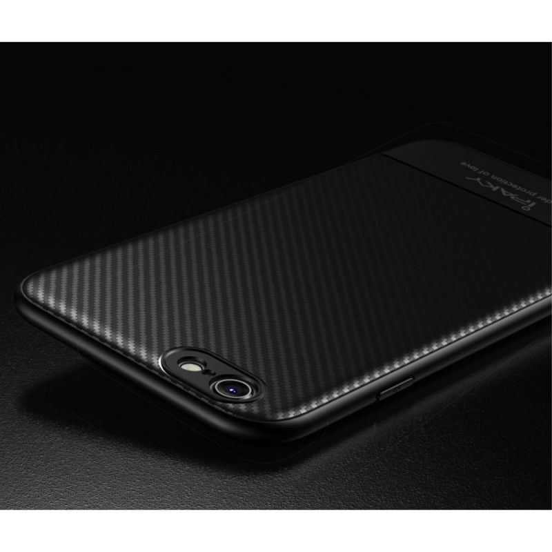 Hoesje iPhone 6 / 6S Plus Zwart Ipaky Koolstofvezel