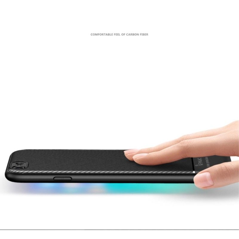 Hoesje iPhone 6 / 6S Plus Zwart Ipaky Koolstofvezel