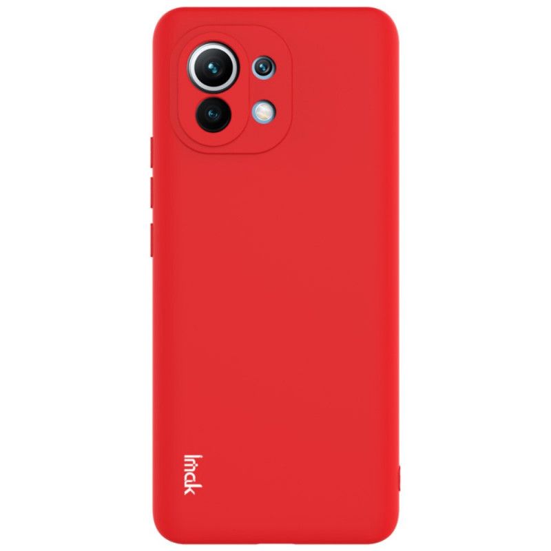 Cover Hoesje Xiaomi Mi 11 Rood Zwart Telefoonhoesje Imak Uc-2 Reeks