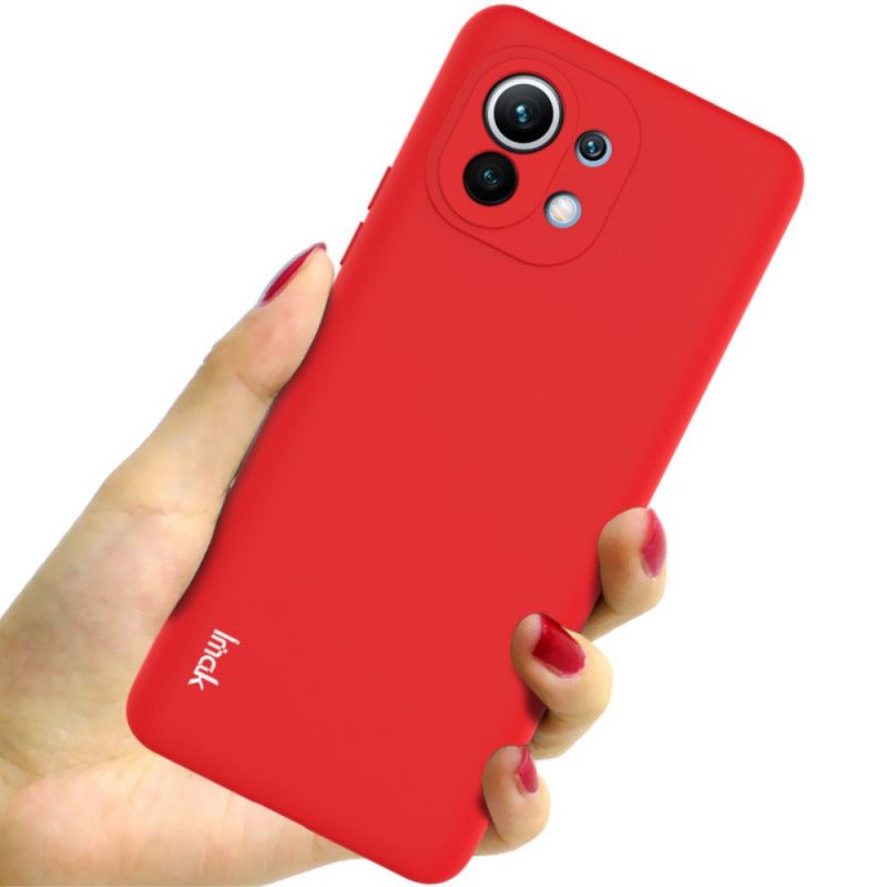 Cover Hoesje Xiaomi Mi 11 Rood Zwart Telefoonhoesje Imak Uc-2 Reeks