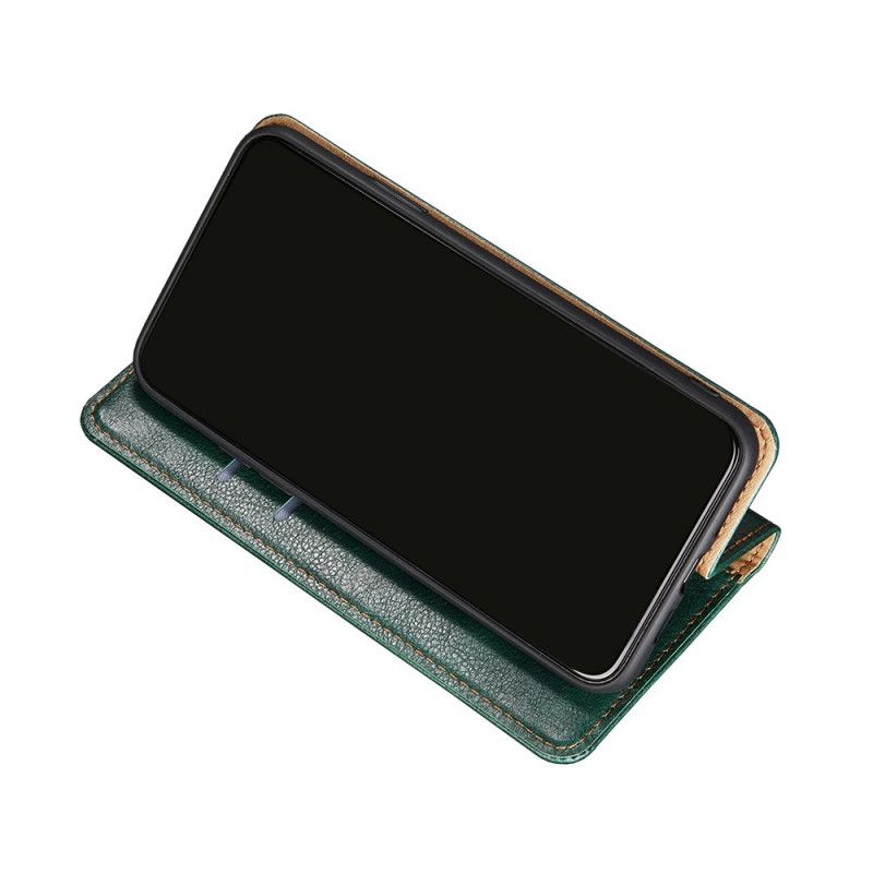 Folio-hoesje Xiaomi Mi 11 Rood Zwart Pure Kleur