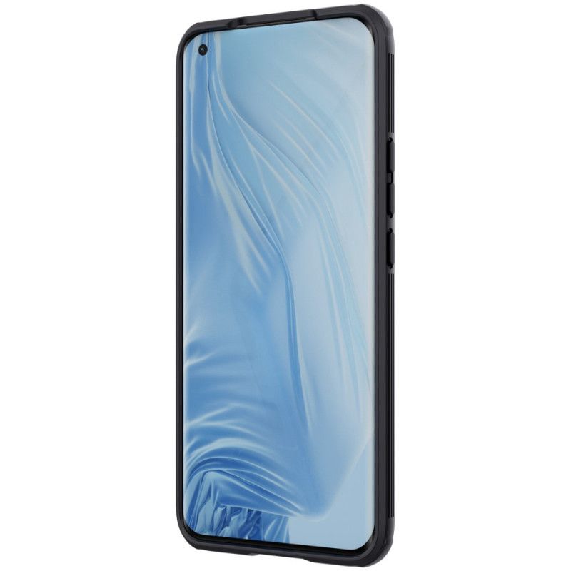 Hoesje voor Xiaomi Mi 11 Donkerblauw Zwart Nokkenscherm Nillkin