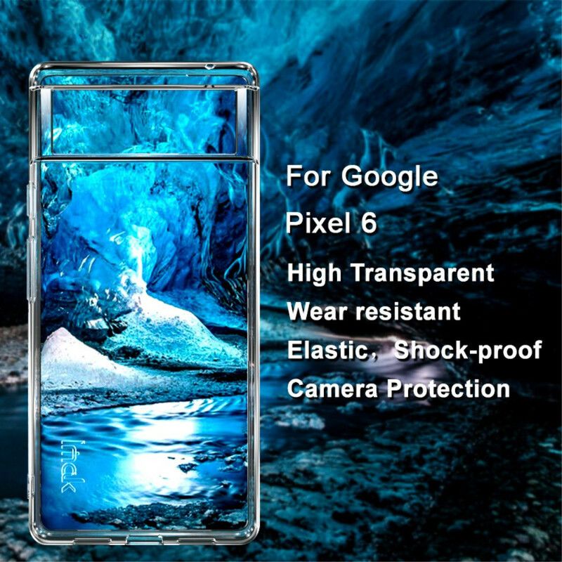 Cover Hoesje Google Pixel 6 Telefoonhoesje Imak Transparant Flexibel